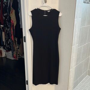 Large Theory Black Sleeveless Dress